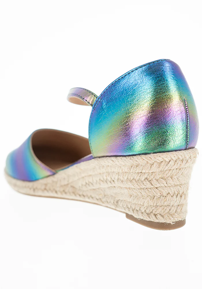 Metallic Rainbow Low Wedge Espadrilles - Image 14