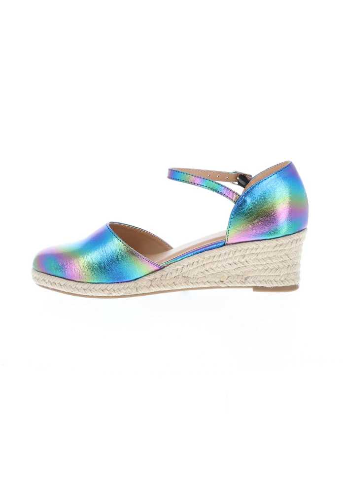 Metallic Rainbow Low Wedge Espadrilles - Image 2