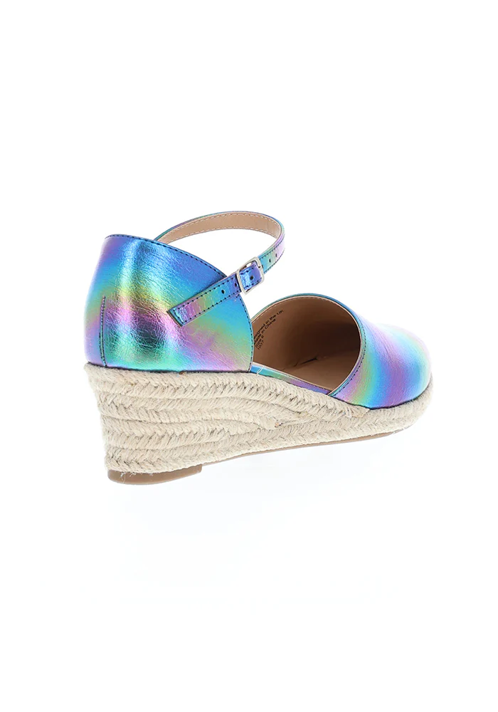 Metallic Rainbow Low Wedge Espadrilles - Image 4