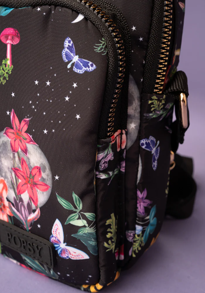 Midnight Botanical Moon Print Phone Pocket Bag - Image 4