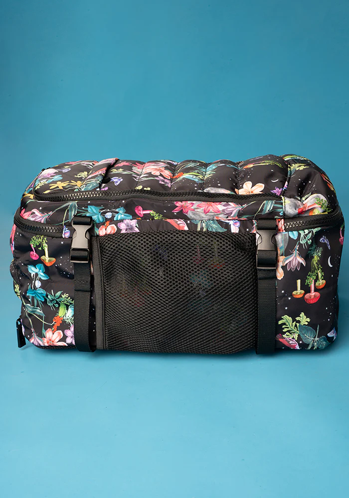 Midnight Botanical Print Popsy Cabin Bag - Image 6