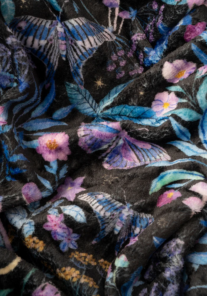 Mystical Moth Print Children's Dressing Gown - Image 2