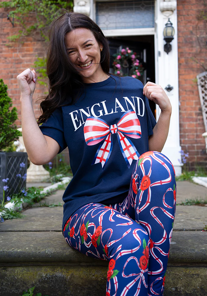 Navy England Graphic T-Shirt - Image 5