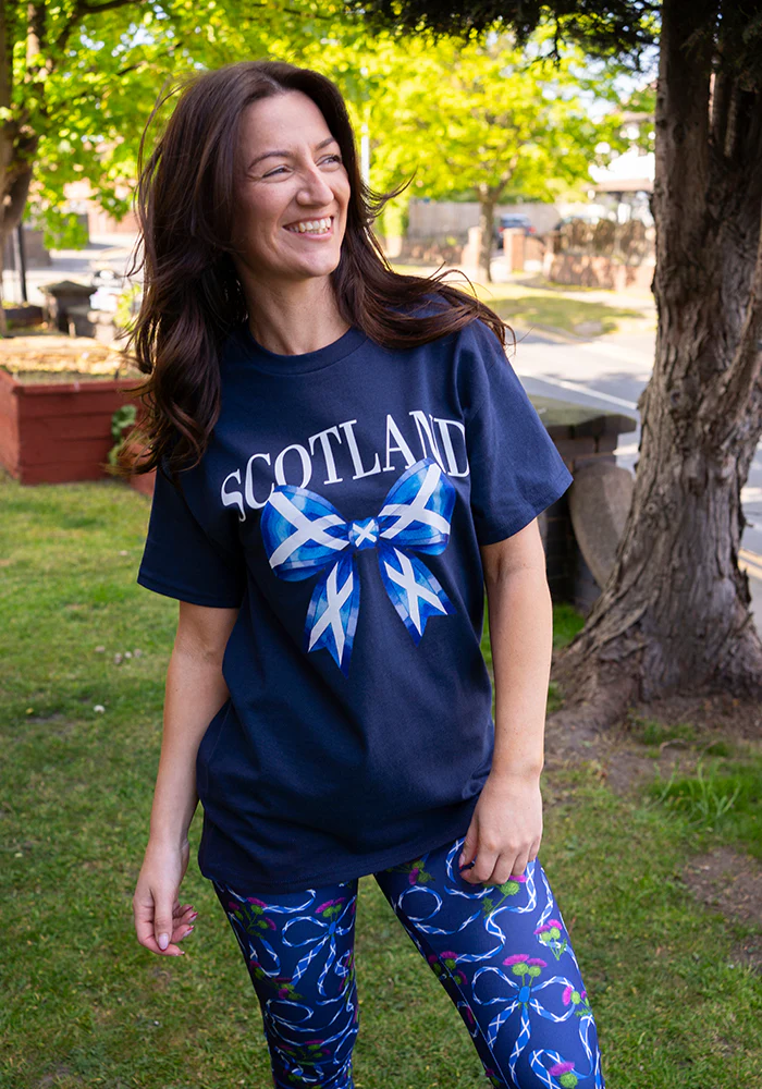 Navy Scotland Graphic T-Shirt