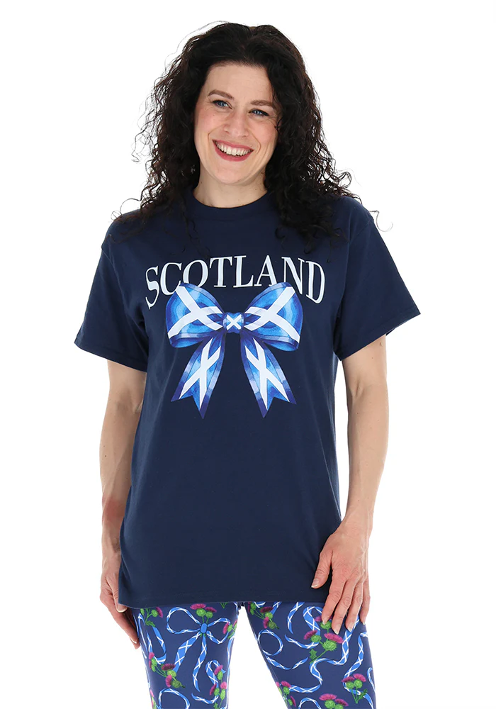 Navy Scotland Graphic T-Shirt - Image 2