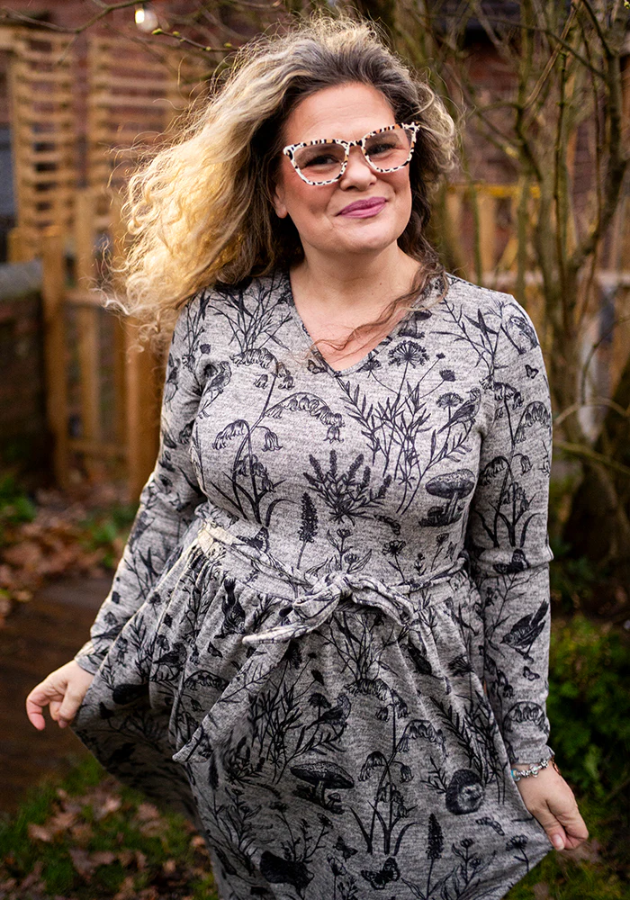 Netta Wildlife Print Midi Dress - Image 10