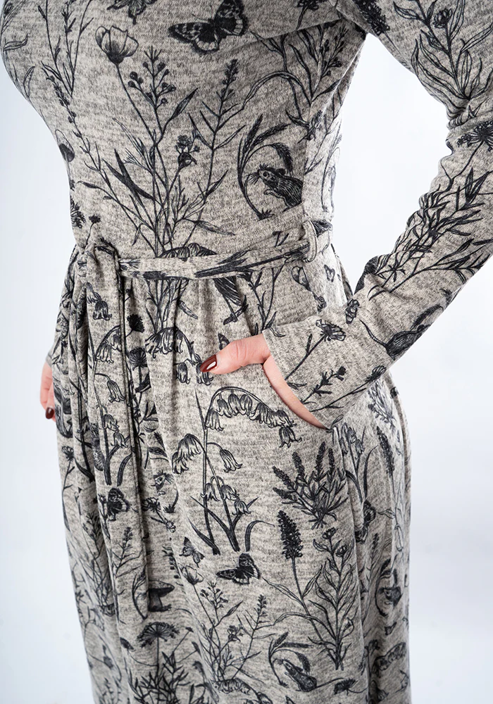 Netta Wildlife Print Midi Dress - Image 4