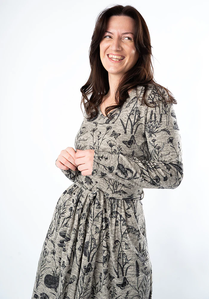Netta Wildlife Print Midi Dress - Image 6