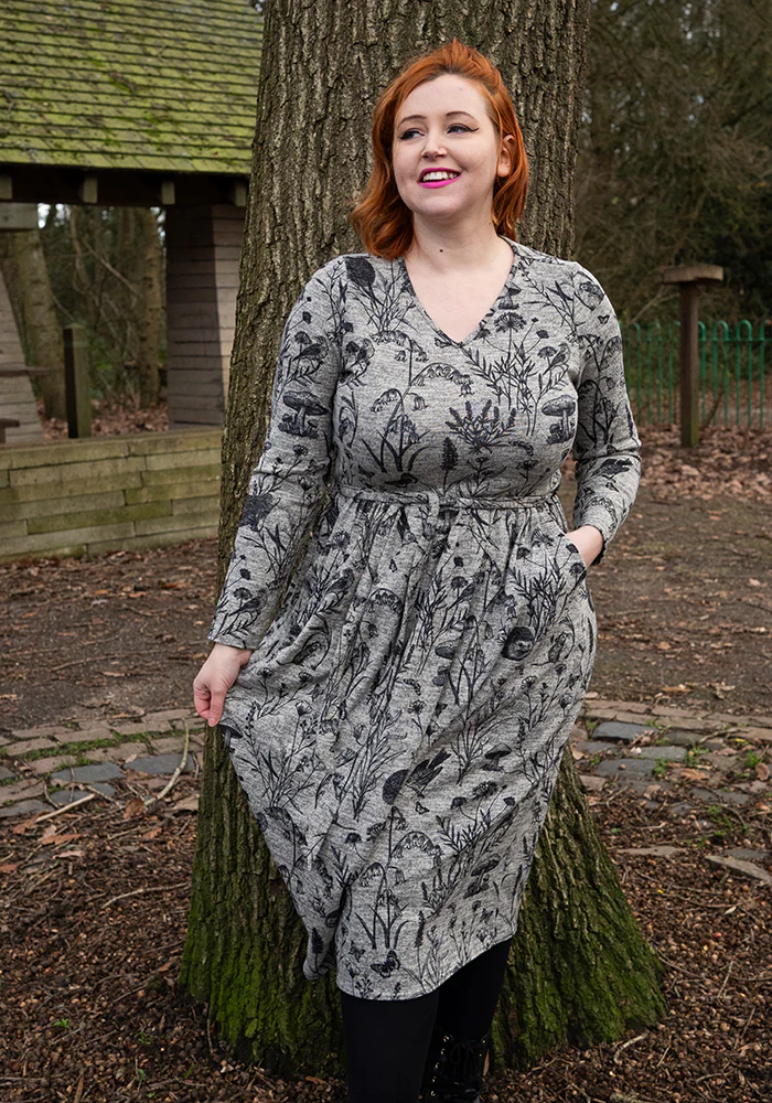Netta Wildlife Print Midi Dress - Image 7