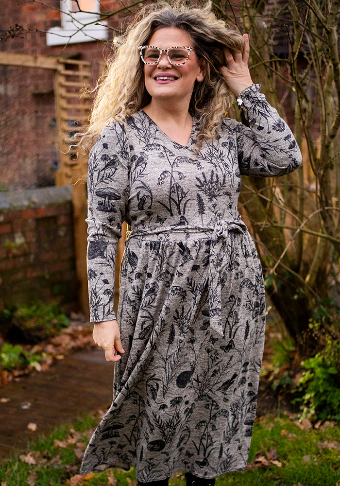 Netta Wildlife Print Midi Dress - Image 9