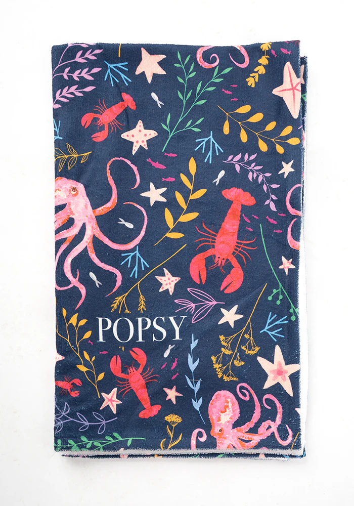 Octopus Print Hand Towel - Image 3