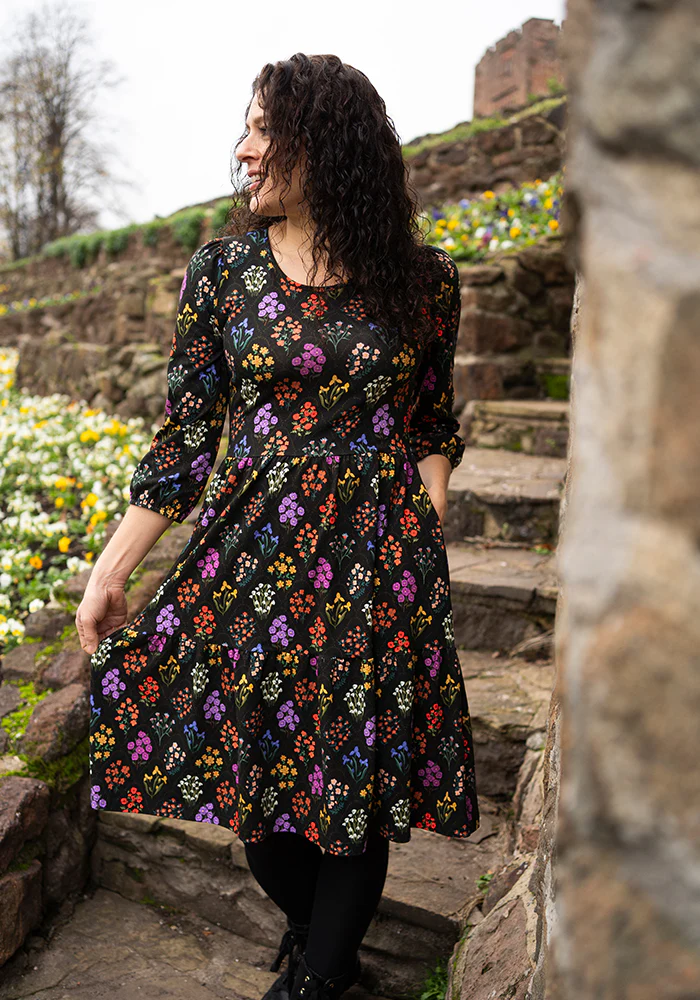Paedyn Tile Floral Print Cotton Dress - Image 7