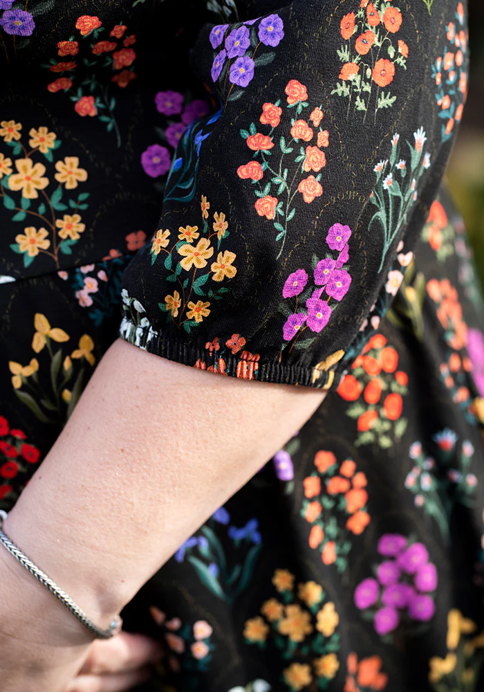 Paedyn Tile Floral Print Cotton Dress - Image 9