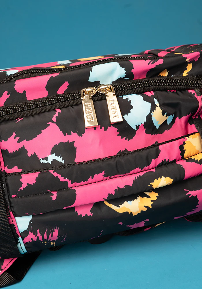 Pink Animal Print Cabin Bag - Image 2