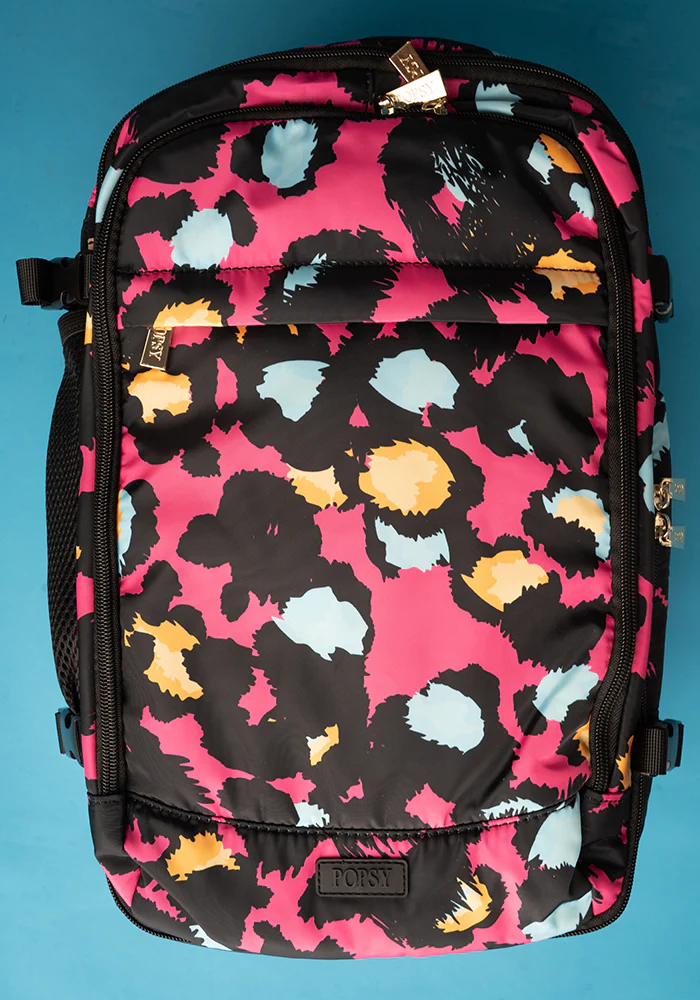 Pink Animal Print Cabin Bag - Image 4