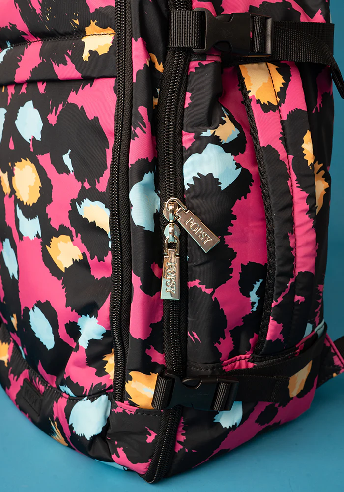 Pink Animal Print Cabin Bag - Image 5