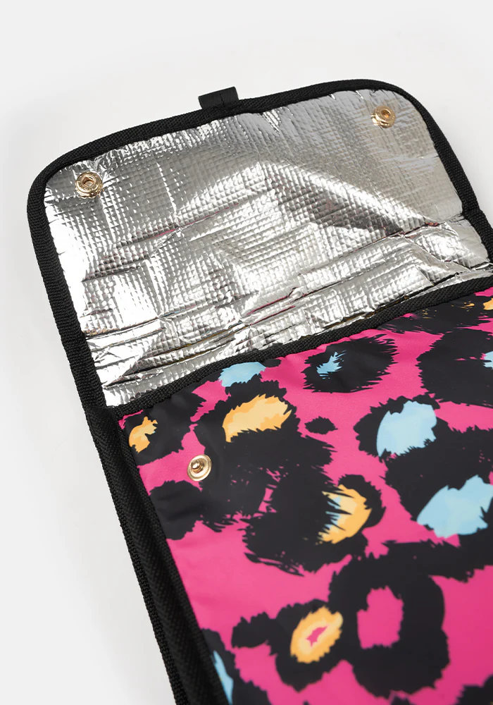 Pink Animal Print Popsy Lunch Bag - Image 4