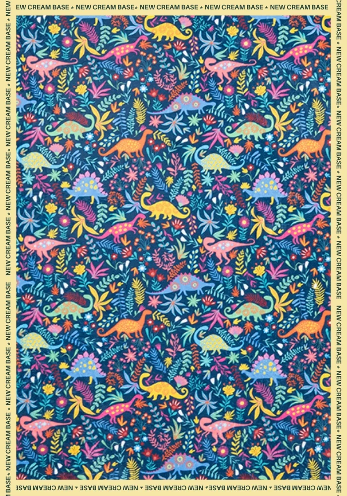 Teal Dinosaur Print Plush Throw Blanket (Pop-Under) - Image 5