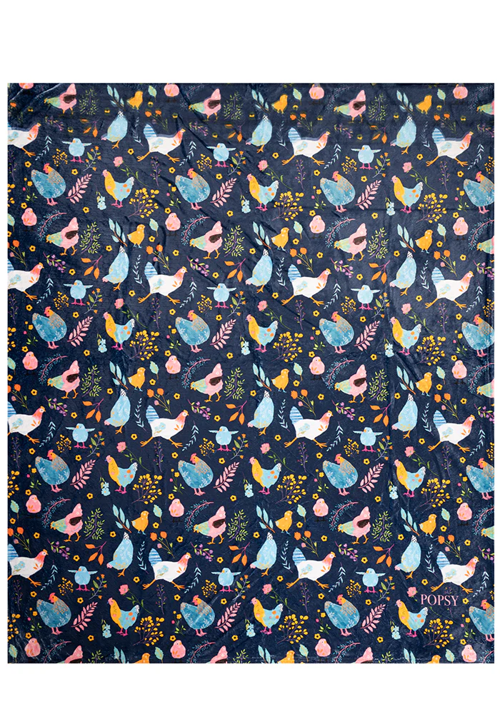 Henny Penny Print Plush Blanket (Pop-Under) - Image 5