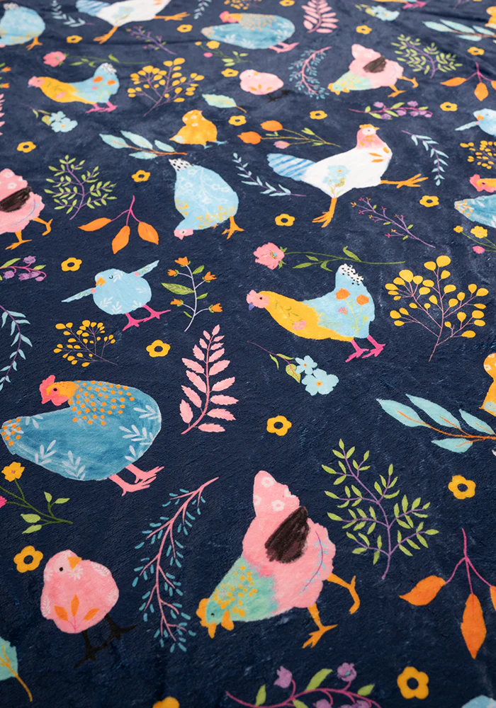 Henny Penny Print Plush Blanket (Pop-Under) - Image 6