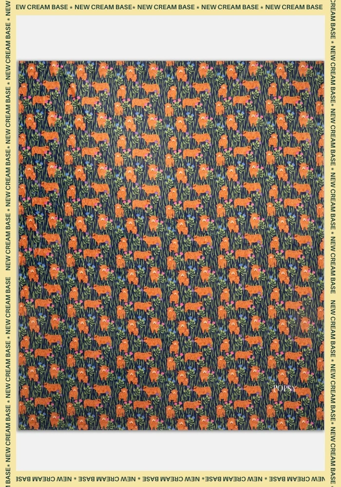 Pop-under Highland Cow Print Plush Blanket - Image 7
