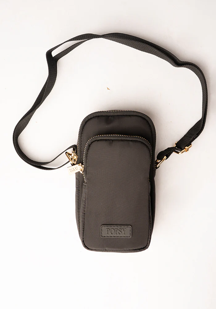 Black Phone Pocket Bag