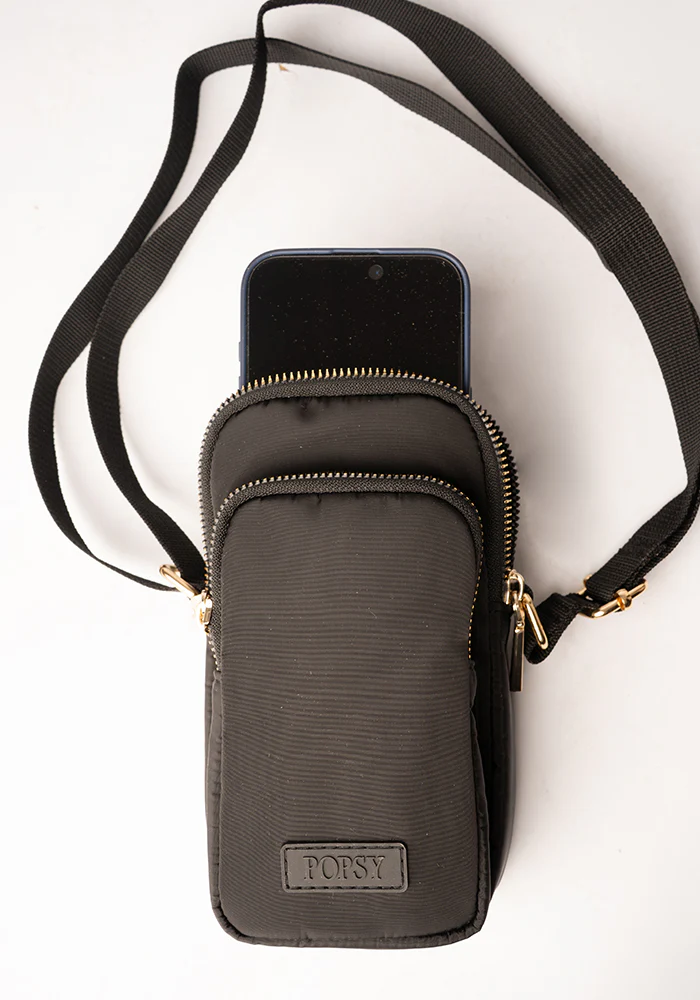 Black Phone Pocket Bag - Image 6