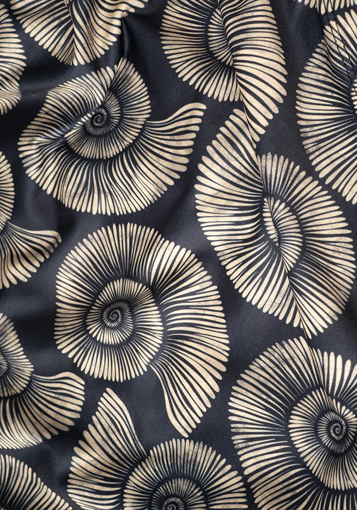 Fossil Print Side Ruched Swimsuit - Image 2
