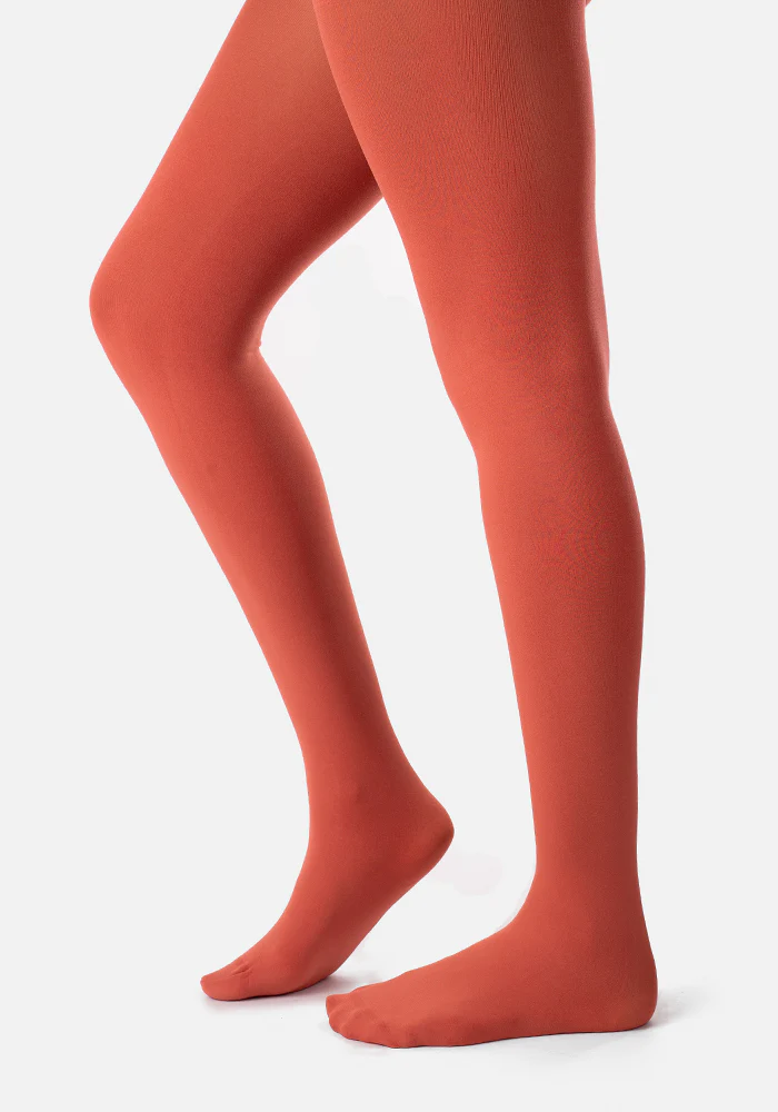 80 Denier Premium Tights - Pumpkin - Image 2