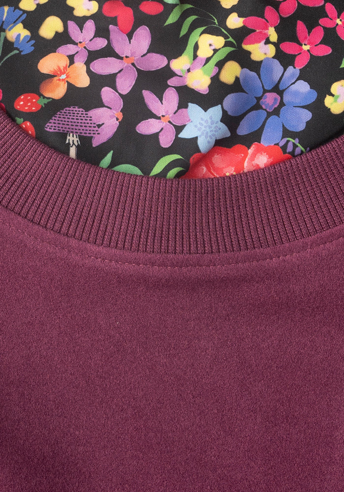 Purple Longline Popsy Sweatshirt - Image 4