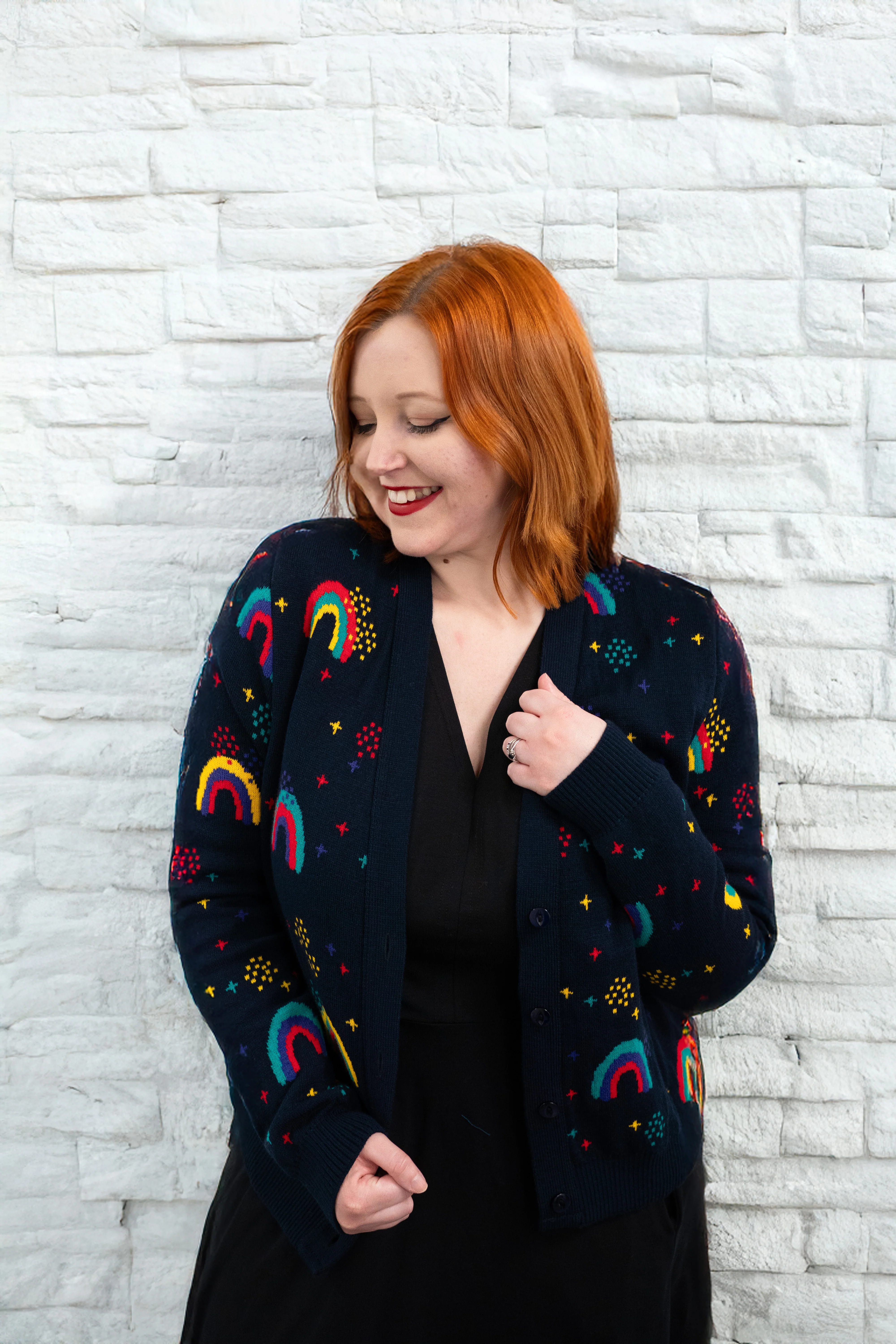 Rainbow Knit Cardigan