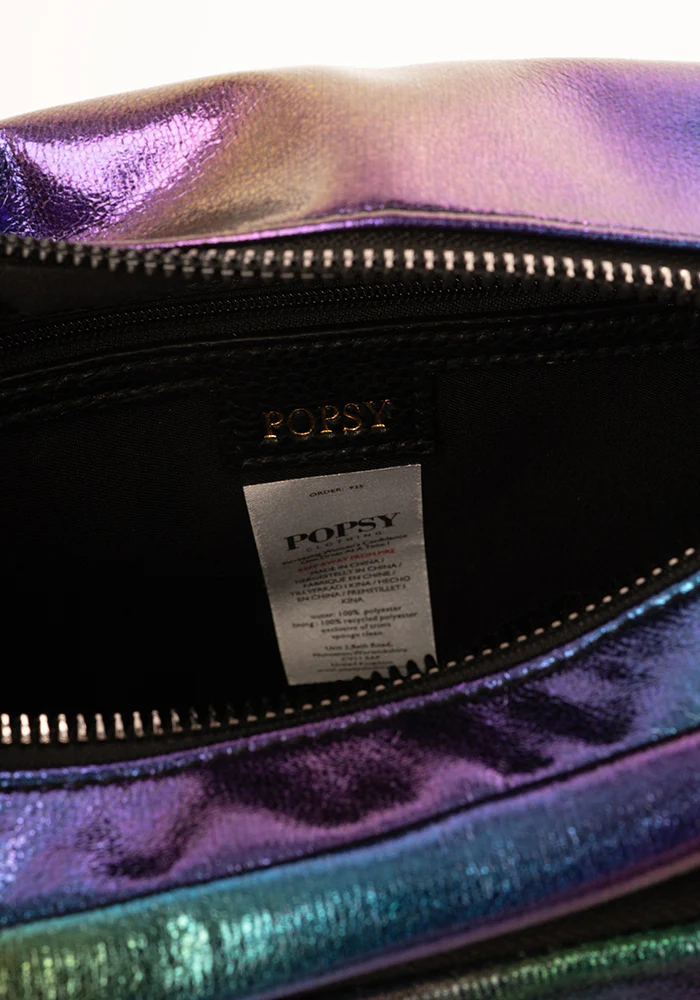 Rainbow Metallic Front Pocket Camera Bag - Image 9