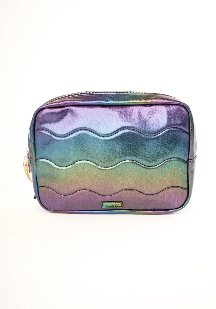 Rainbow Metallic Make up Bag - Image 3