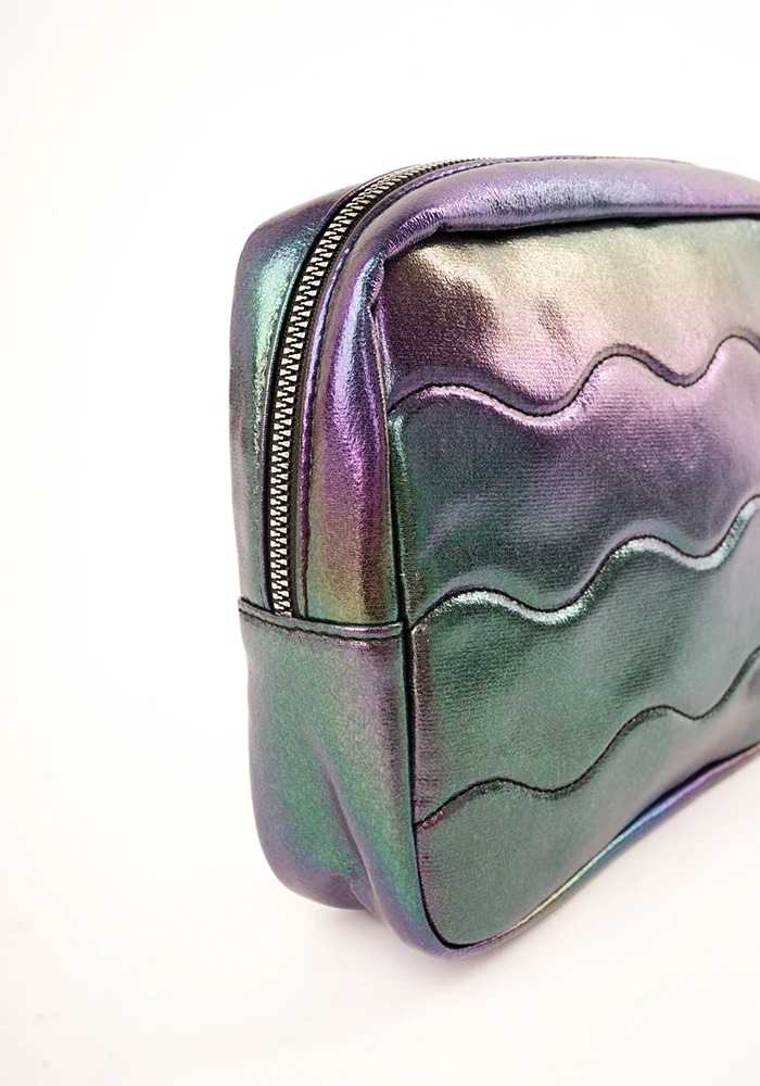 Rainbow Metallic Make up Bag - Image 4