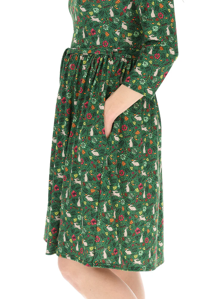 Rebecca Rabbit Print Jersey Dress - Image 3