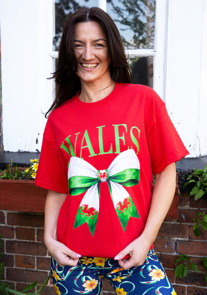 Red Wales Graphic T-Shirt