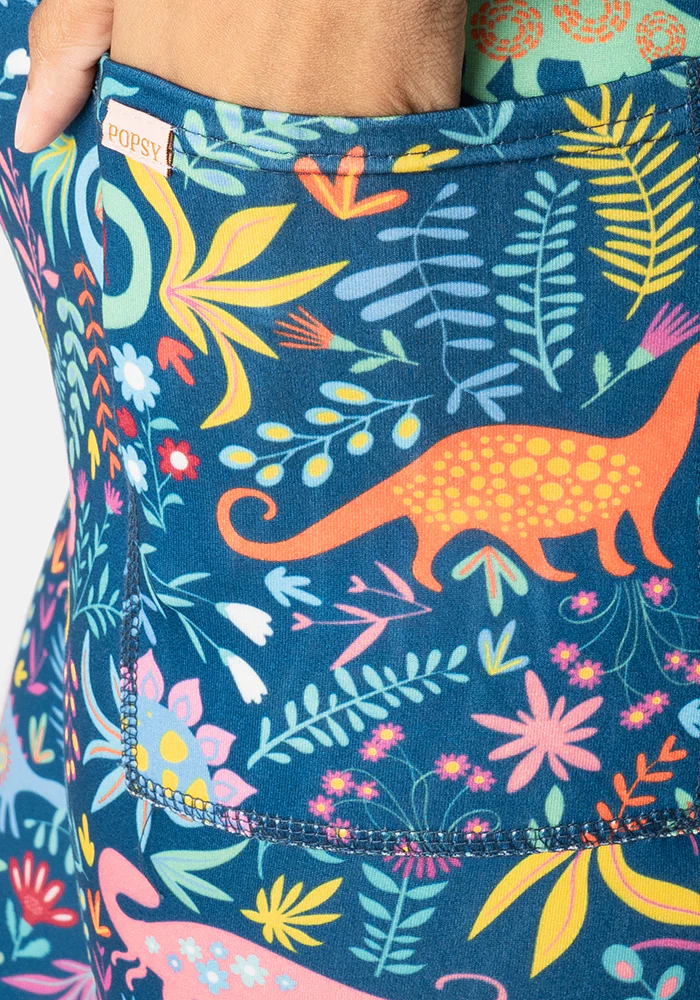 Rene Dinosaur Print Popsy Leggings - Image 4