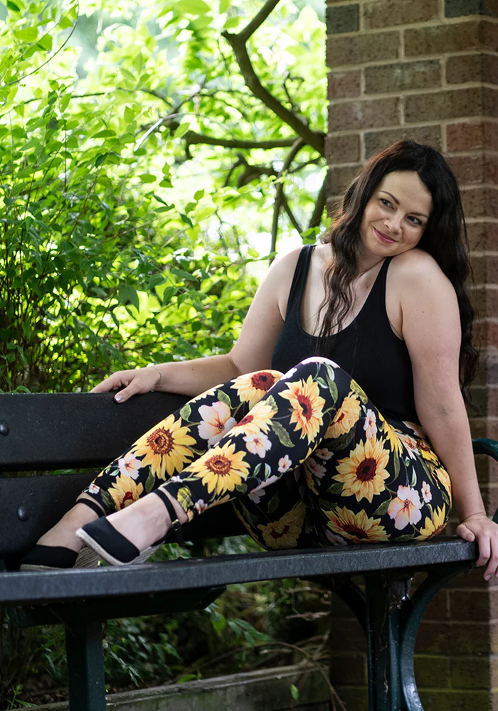 Rene Sunflower Print Popsy Leggings - Image 13