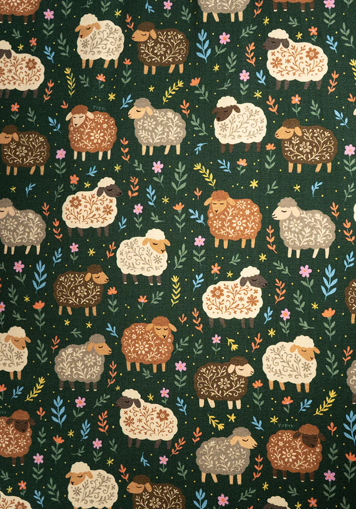 Sacha Sheep Print Cotton Dress - Image 2