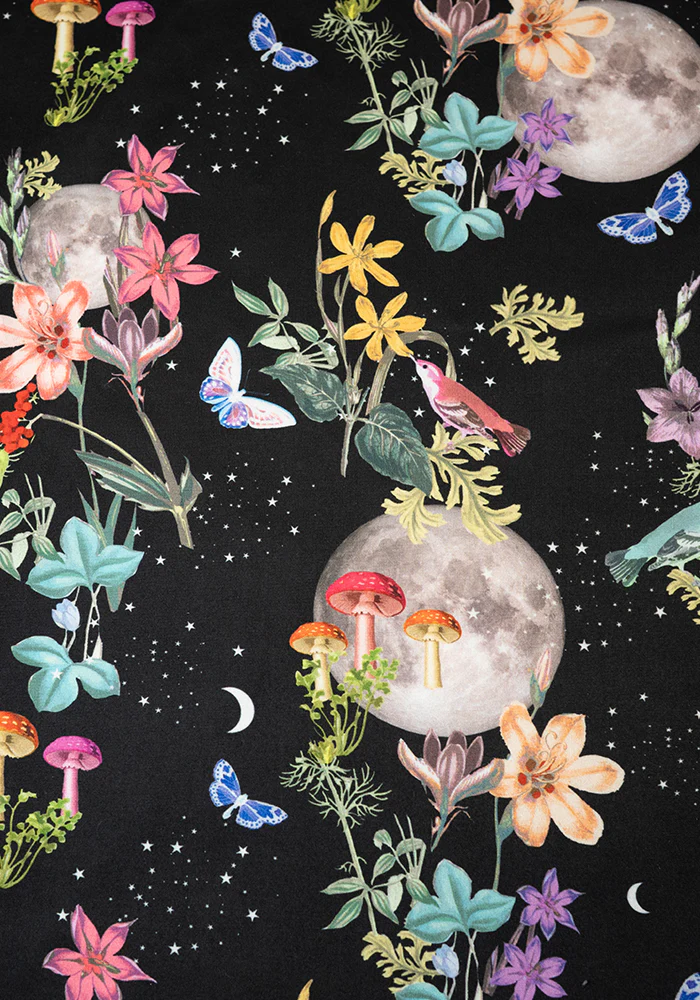 Children's Botanical Moon Print Pyjama Set (Shelbie) - Image 2