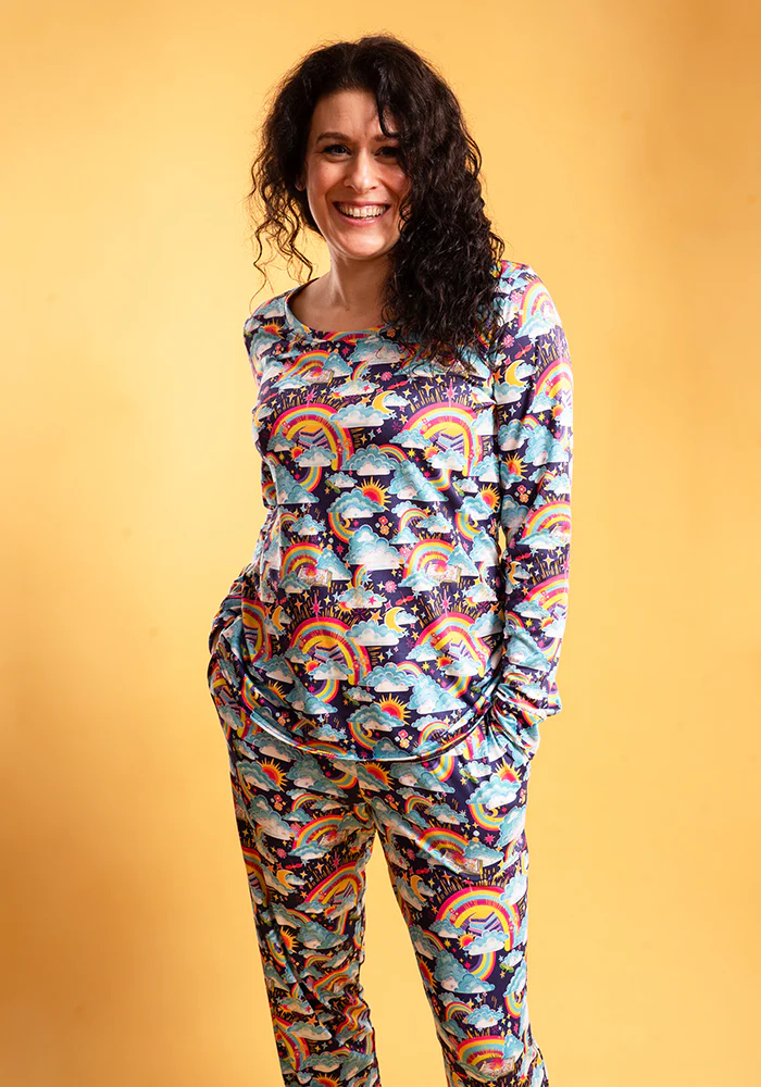 Shelbie Rainbow Books Print Pyjama Set - Image 5