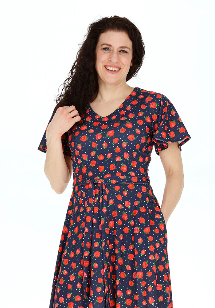 Sienna Strawberry Print Dress - Image 4