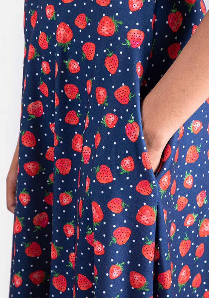 Sienna Strawberry Print Dress - Image 5