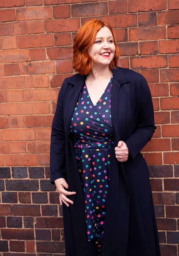 Sima Multicoloured Spot Print Jersey Dress - Image 6