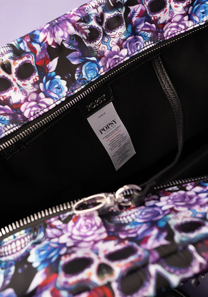 Skull Print Holdall - Image 10