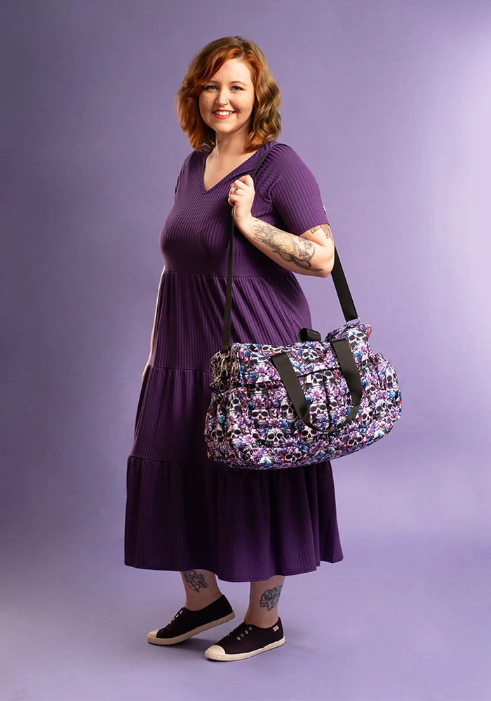 Skull Print Holdall - Image 5