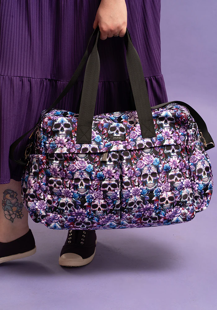 Skull Print Holdall - Image 6