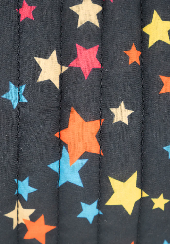 Stars Quilted Make Up Bag - Image 2