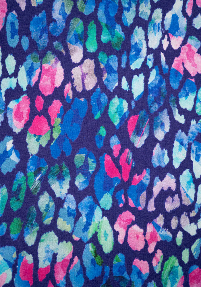 Steen Ombre Animal Print Summer Cotton Midaxi Dress - Image 2