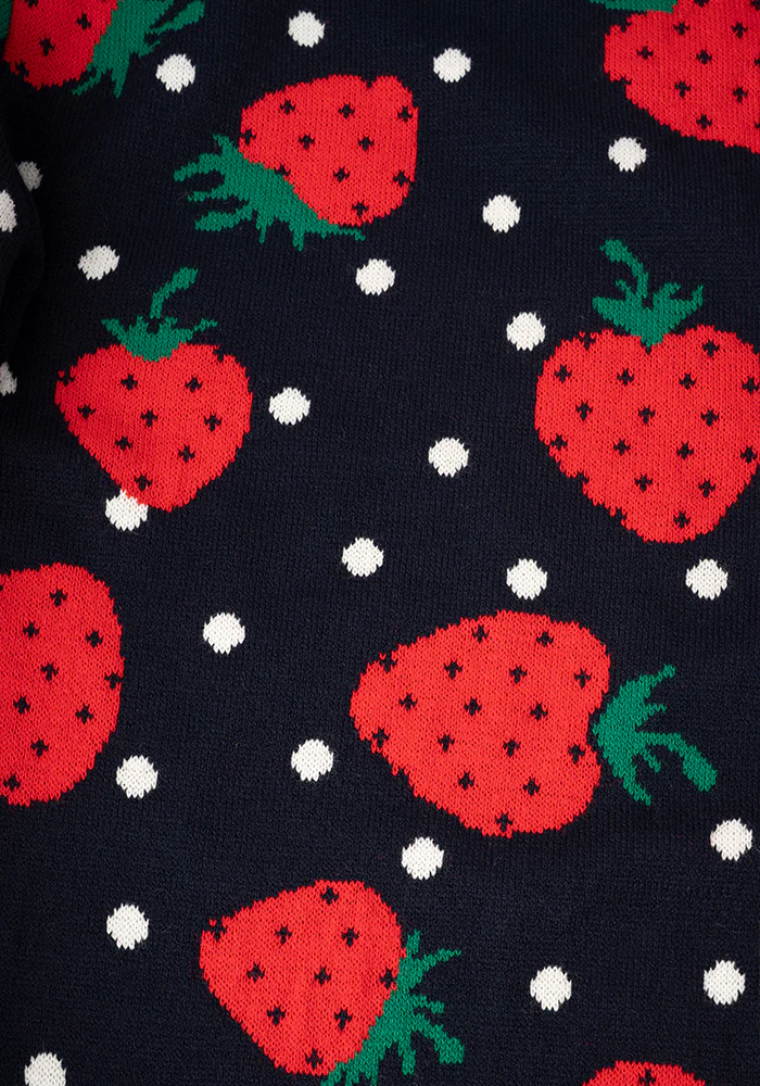 Strawberry Knit Cardigan - Image 2